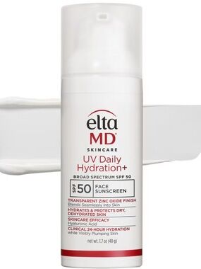 EltaMD UV Daily Hydration+ SPF 50 with hyaluronic acid + 24 hour sun protection